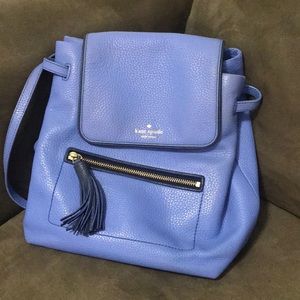 Kate Spade Blue Backpack purse